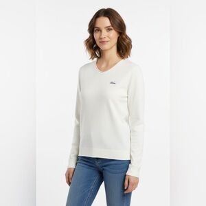 Vintage LRL Ralph Lauren Marine Supply RL67 White Sweatshirt Size Small Petite